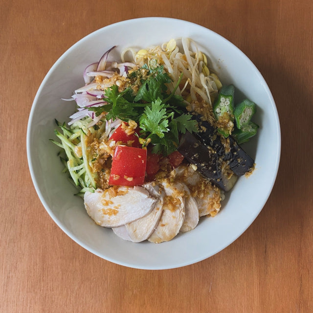 ［レシピ］夏野菜たっぷり自家製タレで作る冷やし中華